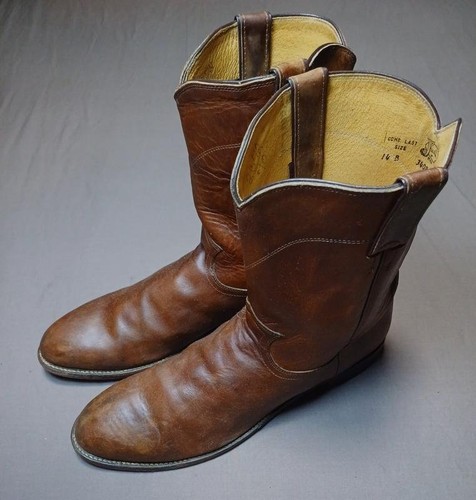 Men justin boots brown leather - men,