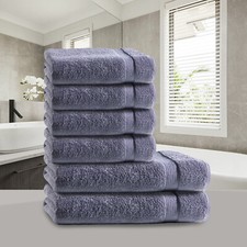Handtuch Set 6 tlg Premium Frottee 100% Baumwolle 500g/m² Handtücher Duschtücher