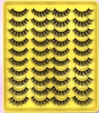Künstliche Wimpern Lashes 3D 20 Paar Fake Eyelashes Wimpern Set
