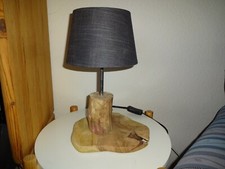 Tischlampe Altholz Stehlampe