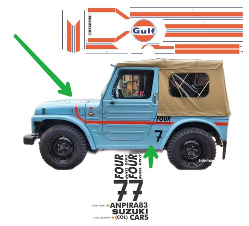 Suzuki karosserie decals - karosserie,