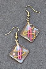 Modeschmuck, Ohrringe aus