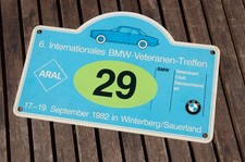 OLDTIMER AUTO RALLYE SCHILD #