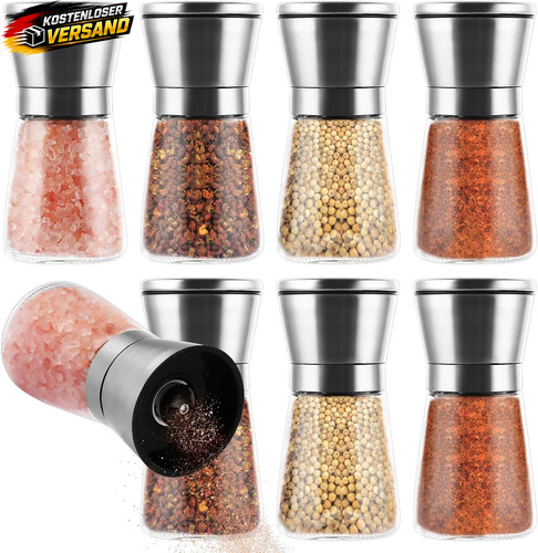 8er 180ml manuelle edelstahl - 180ml,