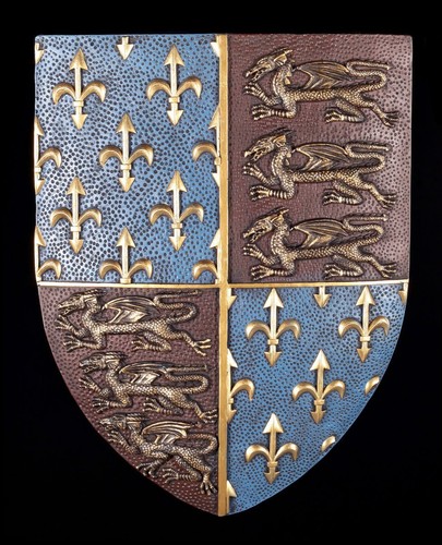 Wandrelief schild ritter - wandrelief,