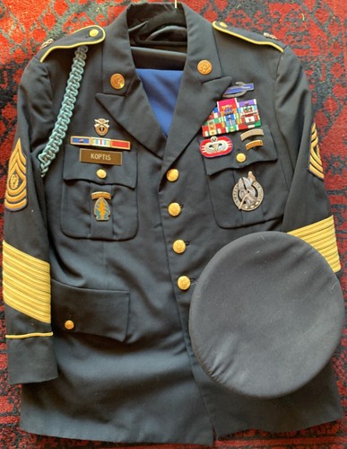 Blue dress uniform - blue,