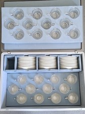 Nespresso Lungo Glas View + Unterteller, Tassen in Transportbox/Lagerbox Gastro