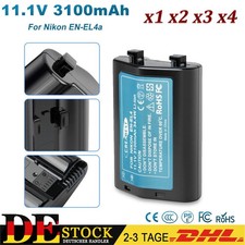 1-4PCS EN-EL4 EL4e EL4a 3100mAh Akku Für Nikon D2X D2Hs D2Xs D2H F6 D3 D3S D3X