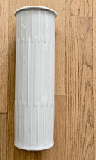 Bavaria Porzellan,Germany,Wunsiedel,Stangen Vase weiß,Hö=24,5,Design Retsch,60er