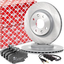 FEBI Bremsenset Vorne Bremsscheiben Beläge Satz für RENAULT TWINGO II (CN0)