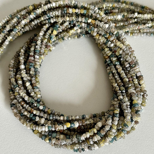 Echt multi rohdiamantkette mit - rohdiamantkette,