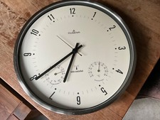Dugena Funkuhr mit Hygro und Thermometer ca 33cm Wanduhr