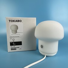 IKEA Tokabo, Tischlampe Pilzlampe Nachttischlampe Retro, Opalglas, NEU in OVP !