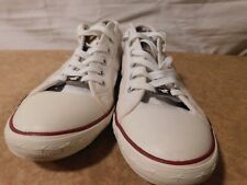 "Mustang*True Denim"Herren Schuhe Sneaker Halbschuhe gr.41.Weiß Stoff Turnschuh