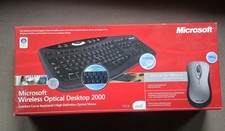 Microsoft Wireless Optical Desktop 2000 Tastatur mit Maus
