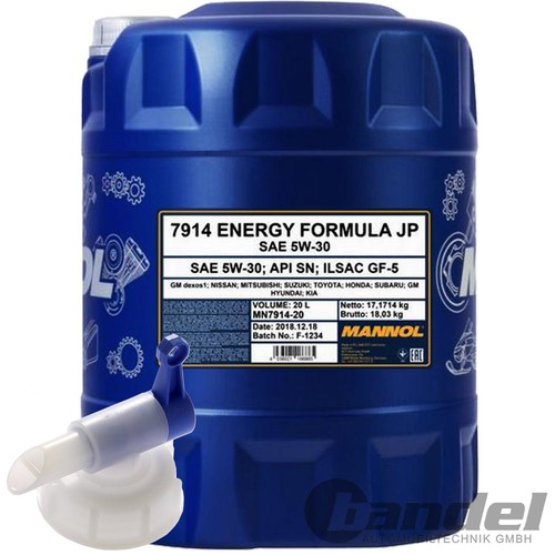 20l sae mannol - 20l,