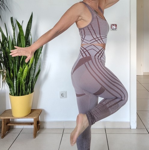 Damen sport leggings raceback - leggings,