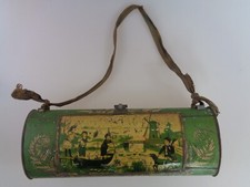 Botanisiertrommel 31cm - Antik - Blech (8377)