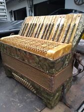 Akkordeon Ziehharmonika Knopfakkordeon EMONA ELITE KRATOCHWIE 50er Sammlerstück 