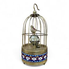 Singvogelautomat Uhrenautomat Vogelautomatenuhr Spieluhr Wecker Rarität Antik