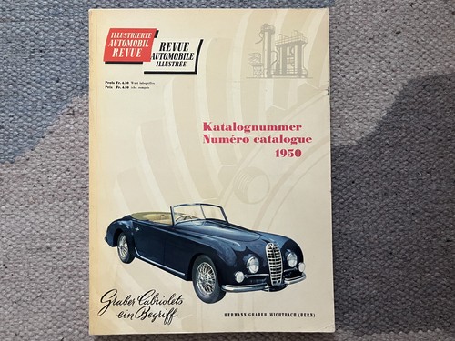 Automobil revue 1950 - revue, jahrbuch