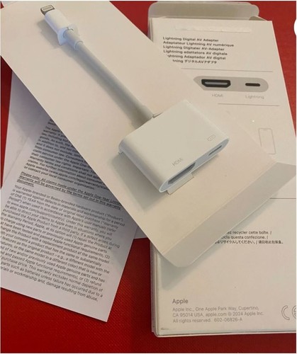 Original apple lightning hdmi - original,