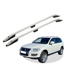 Dachreling passend für VW Touareg Baujahr ab 2003-2009 Grau mIt ABE