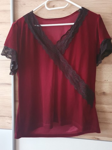 Damen shirt samt - damen,