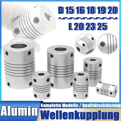 Wellenkupplung flexibel alu - wellenkupplung,