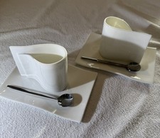 ALESSI - Porzellan Espresso Tassen, italienisches Interior Design by FUKSAS