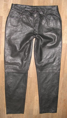 Hüftige damen lederjeans - hüftige,