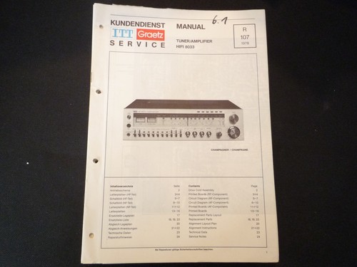 Original service manual - original,