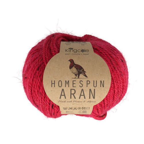 King cole homespun aran - king, garn