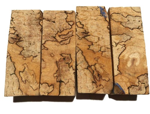 Gestockte buche messergriff - 4x,