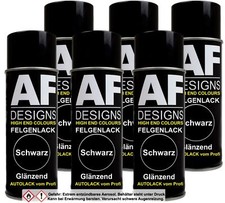 Felgenlack schwarz glanz 6x