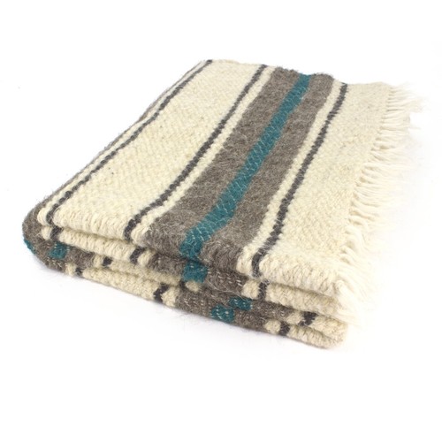 Handgewebte wolldecke decke - handgewebte,