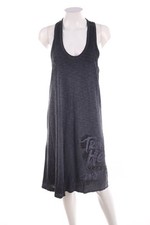 SOCCX Kleid Damenkleid L grau