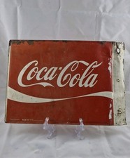 COCA COLA ALTES BLECHSCHILD