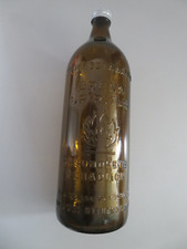 Flasche DDR  Brennspiritus mit Schraubverschluss 1 L  Farbe br. mit Beschriftung