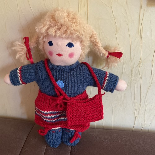 Waldorfart stoffpuppe unikat - waldorfart,