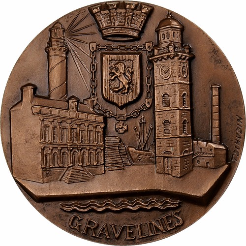 Frankreich medaille la ville - frankreich,,