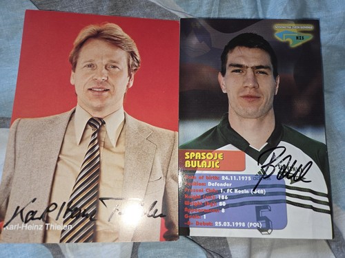 Autogrammkarten fc köln - autogrammkarten, 1.