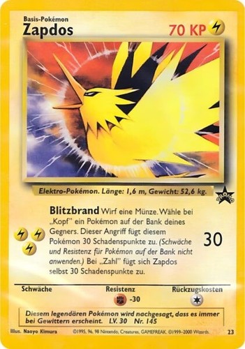 Sealed zapdos black star - star, promo