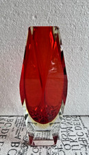 MURANO GLAS BLOCKVASE ITALIEN
