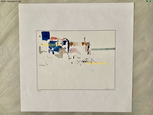 Oskar koller kunstdruck 1982 - ,