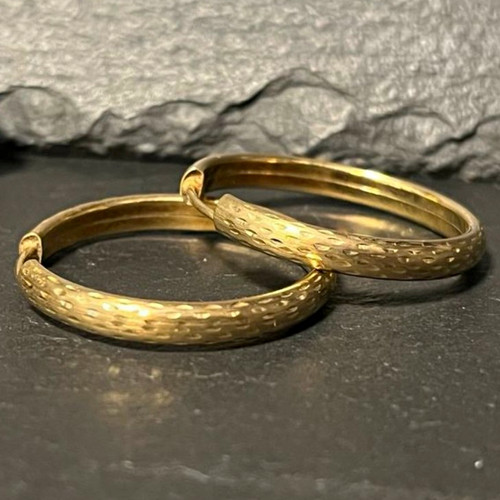 Elegante ohrringe aus 333er - elegante,