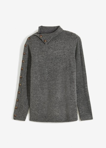 Pullover mit knopfleiste - pullover,