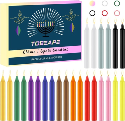 Tobeape stabkerzen bunt - stabkerzen, bunt,