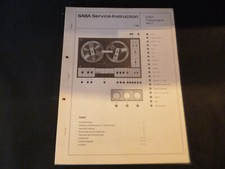 Original Service Manual Schaltplan Saba Tonbandgerät 440F