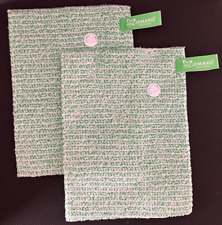 Jemako 2 x DuoTuch 18 x 24 cm, grüne Faser